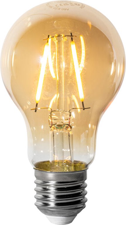 E27 Dimmbare LED-Glühbirne A60 Gold 3W 310 lm 2200K