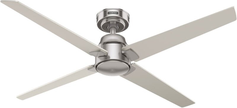 Deckenventilator Cordelia l Nickel mit Fernbedienung