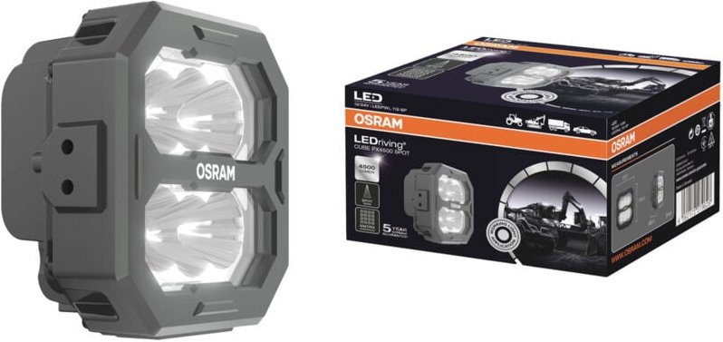 Automotive Arbeitsscheinwerfer 12 v, 24 v LEDriving® Cube PX4500 Spot ledpwl 112-SP Breites Fe - Osram