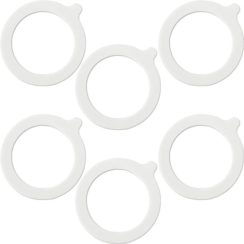 CCYKXA Stück universelle Silikon-Dichtungsringe, geeignet für Gläser, selbstgemachte Gläser usw. (Innendurchmesser 6,7 c...