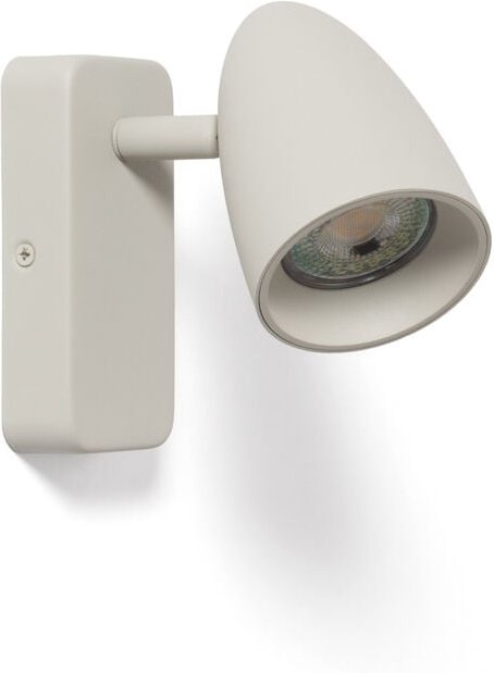 Wandleuchte Rechteckig Adrien 1 Strahler Steingrau