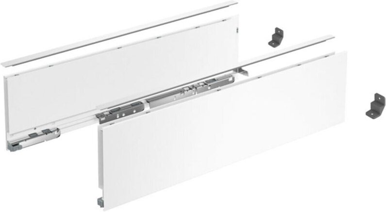 Thumbnail - AvanTech You Schubkasten Set Schubkasten Set Höhe 139 - Schubkastensystem Nennlänge 450mm, Stahl weiß - Hettich
