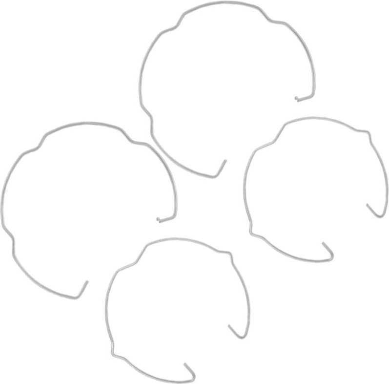 4 Federklammern zur Befestigung von Glühbirnen, Antivibrations-Halteringe für Einbaustrahler und Downlights