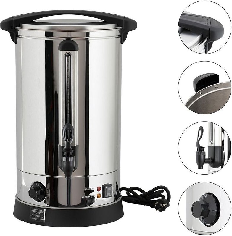 Heißgetränkeautomat 7L 1500W Getränkespender mit Zapfhahn Kochtopf - Melko