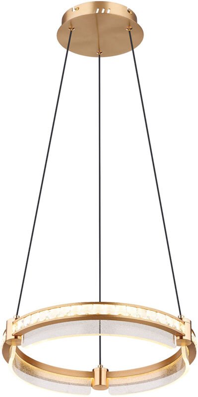 Globo - hängeleuchte - Blondie - gold - metall - Ø 40cm - LED -