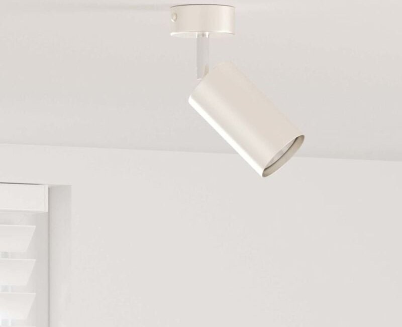 Deckenstrahler Gebürstetes Nickel 6 x 6 x 16.5 cm Stahl Vidaxl