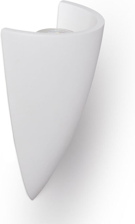 Wandleuchte Gips Dupmy Torch Weiß