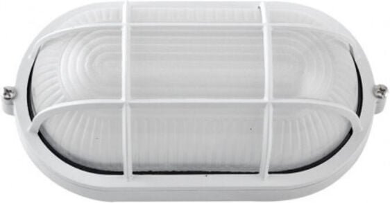 Fabrilamp - fab 148162001 Wandleuchte Ext. Oval Aluminium Apus Peq. 1xe27 White 9x21x10,5 Cm Ip44