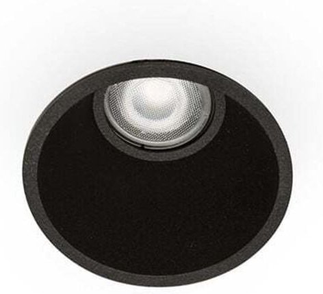 Fresh Deckeneinbauleuchte rund schwarz 02100502