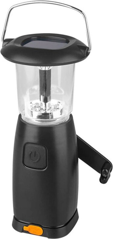 Handkurbel-Solarlaterne – Solar-LED-Campingleuchte – Ultrahelle tragbare LED-Taschenlampe – USB-Ladegerät – Notfalllater...