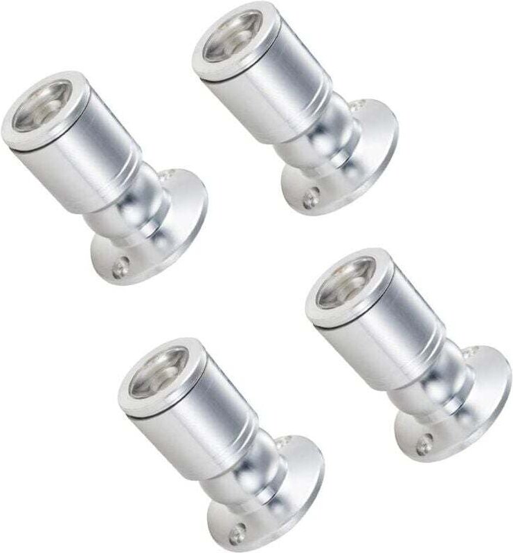 Mini-Einbaustrahler für Vitrinen - LED, Miniaturstrahler, Deckenanbau, 1W