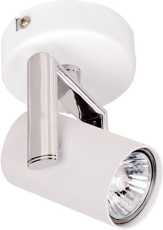 Italux Bland - Moderne Scheinwerfer Weiß 1 Licht mit weißer Matt Shade LED, GU10