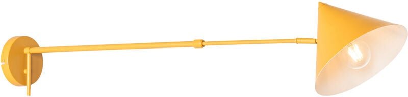 Design-Wandleuchte gelb verstellbar - Triangolo