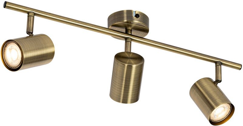 Moderner Spot aus Bronze, kippbar, 3-flammig – Jeana