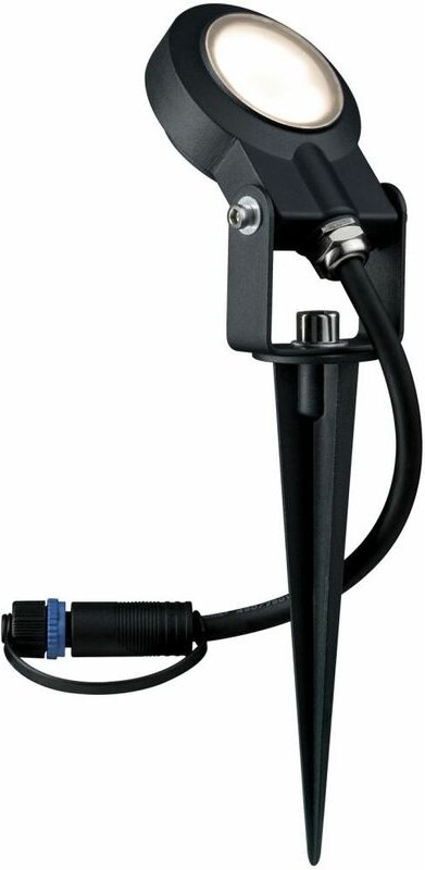 Paulmann Plug & Shine Erdspieß Sting Outdoor anthrazit 29 cm warmweiß Erdspieß