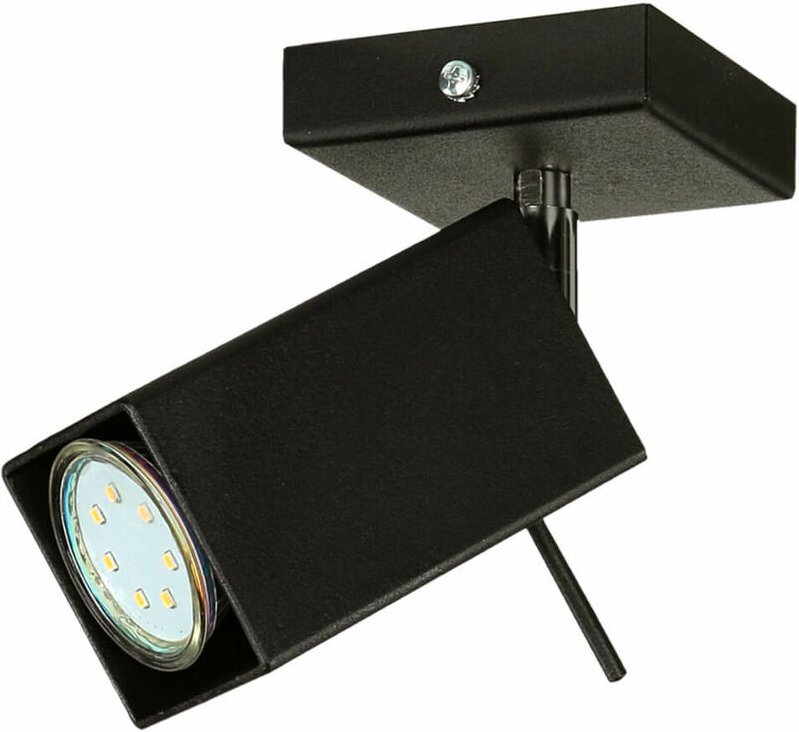 Licht-erlebnisse - Deckenstrahler klein h: 15 cm Metall für GU10 schwenkbar Deckenlampe Flur Spot Leuchte Wohnzimmer Flu...