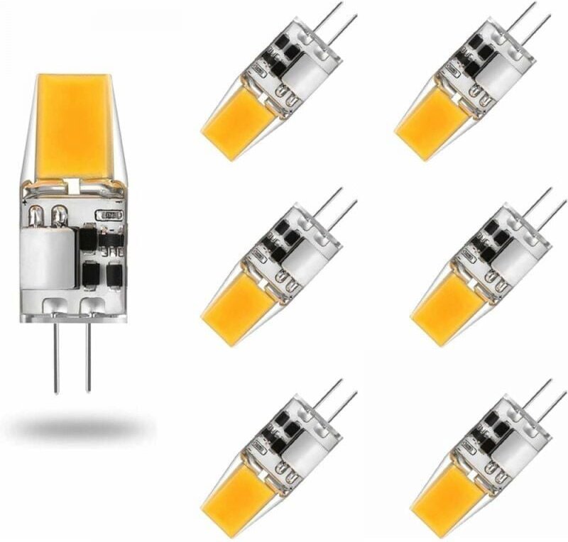 G4 LED-Lampe ac/dc 12 v 5 w G4 LED-Lampen Warmweiß 3000 k Leuchtmittel 50 w Äquivalent Halogenlampe 360° Abstrahlwinkel ...
