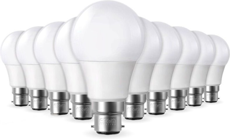 Eclairage Design - Set mit 10 LED-Lampen B22 11W Eq 75W Farbtemperatur: Warmweiß 2700K