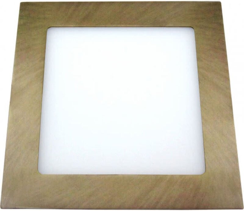 Fabrilamp - Downlight 5w 6500k quadratisch agamenon 450lm leder 2x9x9 cm ausschnitt 7x7 cm