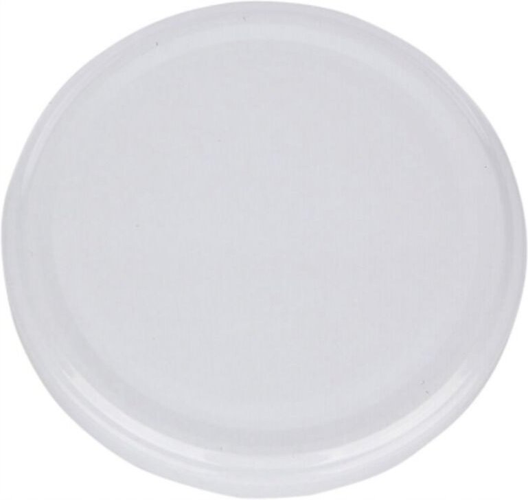 Weißer Metallverschluss, Durchmesser 89 mm, für ein 1700 ml Glas, 1 Stück.