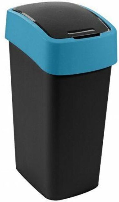 Curver Flip Bin 45l / Schwarz / Blau