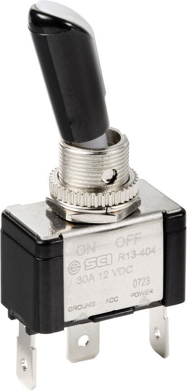 Tru Components - TC-11193832 Kippschalter 12 v/dc 30 a 1 x Aus/Ein rastend 1 St.