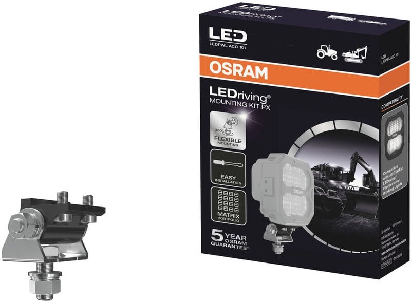 Halter LEDriving® Mounting Kit px ledpwl acc 101 (b x h x t) 35 x 45 x 43 mm - Osram