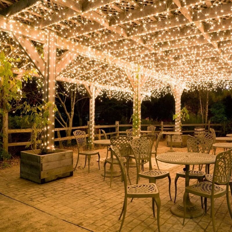 Thumbnail - 100M 600 led Lichterkette Karneval Hochzeit Außen Innen Gartenbeleuchtung - RWHome Einrichtung Dekoration Weihnachtsdeko...
