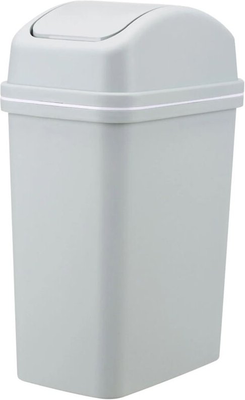 YingTaiLi Küchenabfalleimer mit Schwingdeckel, großer Kunststoffeimer für drinnen und draußen, 6,3 Liter, ideal für Zuha...