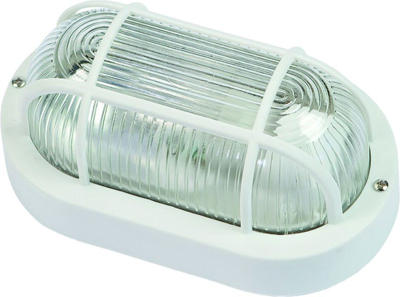 Brixo Deckenbeleuchtung Ovaler Außenanwendungshöhe 17 cm - white