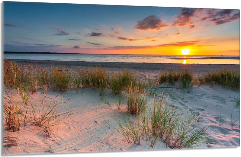 Glas-Herdplattenschutz 80x52 Beach