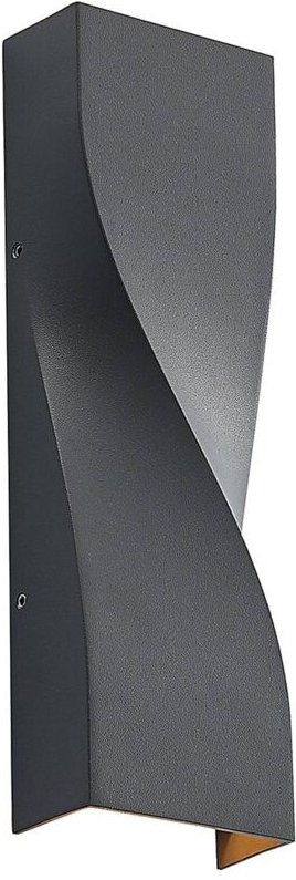 Lucande - led Wandleuchte außen 'Tibelya' aus Aluminium von