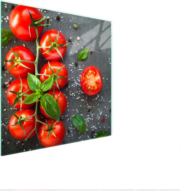 GLASSCHUTZPLATTE FÜR HERD 50x52 TOMATEN