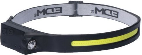 Wiederaufladbare EDM Stirnlampe mit COB-Sensor - 36127