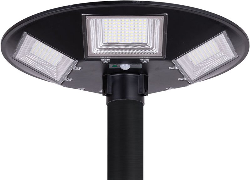 Greenice - Solar-LED-Leuchte 150 w, 4000 lm, 6000 °k, IP67, Panel: 6 v, 18 w, Batterie: 3,2 v, 15000 mAh