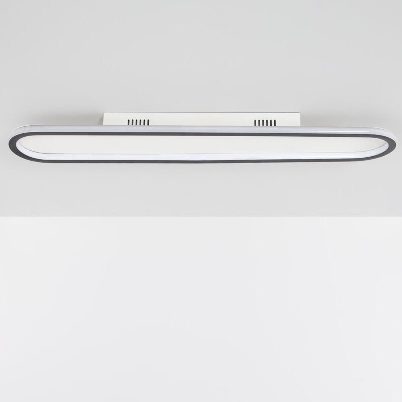 Ledkia - LED-Deckenleuchte aus Aluminium 35W Black Renoir Schwarz