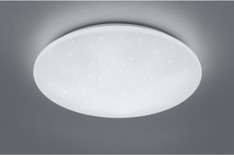 Iperbriko - Kato LED-Deckenleuchte, dimmbar, weiß, funkelnder Sterneffekt, Ø60 cm, Trio-Beleuchtung
