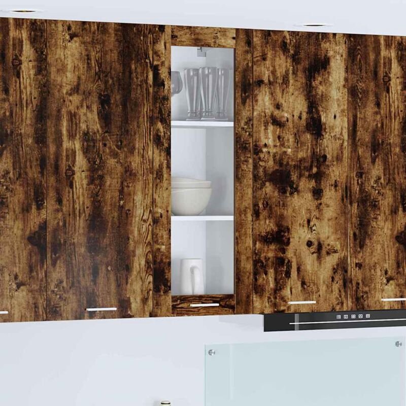 Hängeschrank Geräucherte Eiche 40 x 31 x 100 cm Holzwerkstoff vidaXL