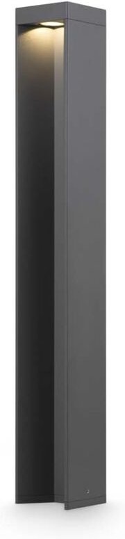 Maytoni - Stehleuchte Standlampe Außenleuchte led Gartenleuchte Alu Grau IP54 h 65 cm