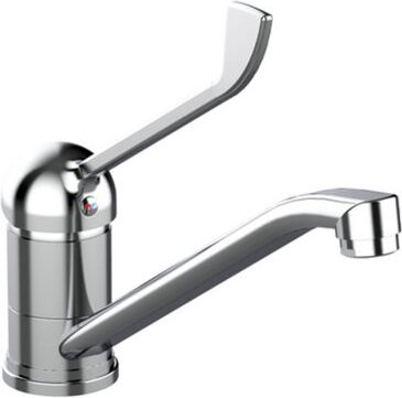Iperbriko - Einhebel-Spültischmischer mit vorderem klinischem Hebel – Ten Chrom