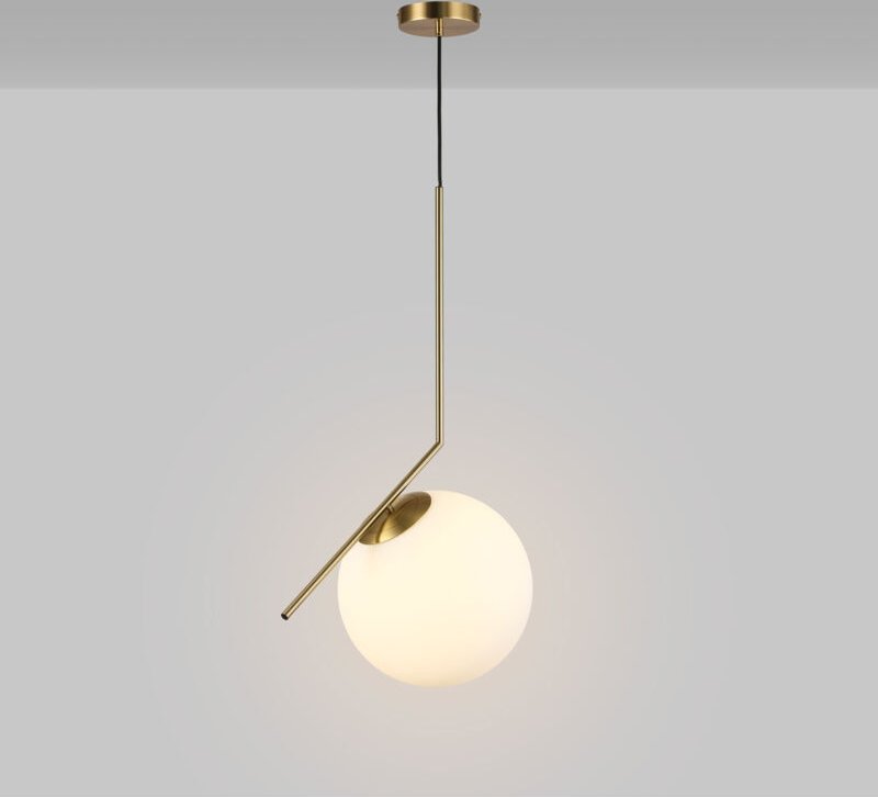 Barcelona Led - Glaskugel-Pendelleuchte 'hermi 280' - E27 - ø 28cm