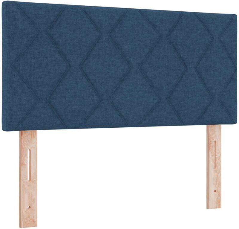 Maison Exclusive - LED Kopfteil Blau 100 cm Stoff