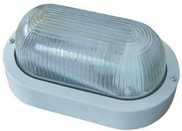 Tartaruga in termoplastica ovale 40w attacco e27 bianca 45/02