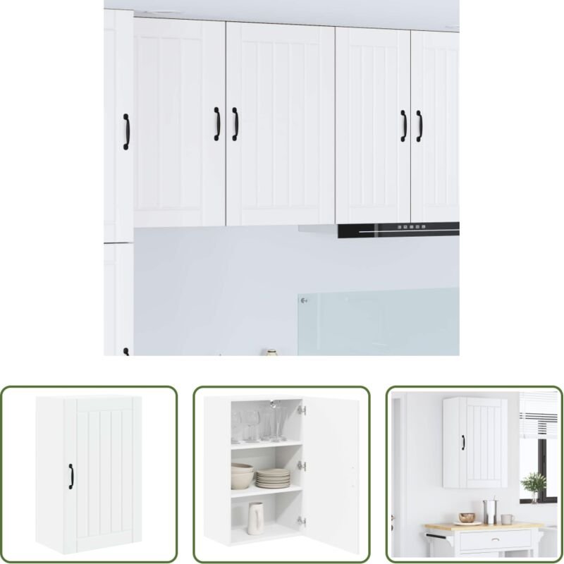 vidaXL Küchenschrank Holzwerkstoff - Küchenschrank Weiß 50 x 31 x 80 cm Holzwerkstoff