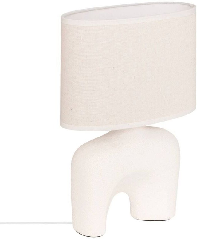 Atmosphera - Tischlampe Pilz Sektor Gaby weiß H31,5cm créateur d'intérieur