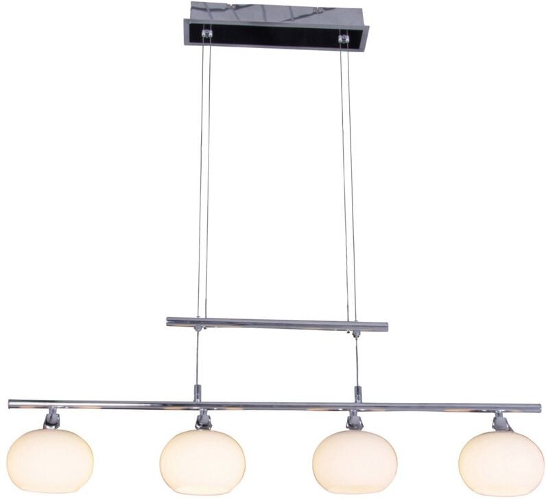 Naeve KEMI LED-Balken-Pendel-Deckenleuchte Chrom 2700K