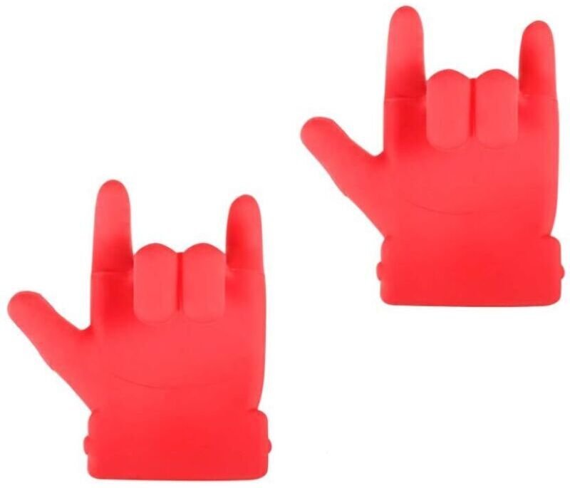 Set mit 2 Silikon-Topflappenhebern, Verschüttschutz, Küchenlöffelhalter, Spritzschutz