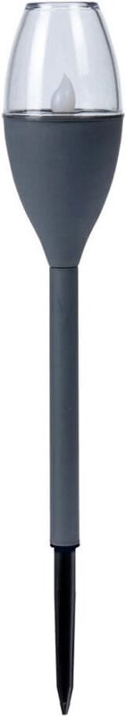 Set mit 3 grauen Solarlampen