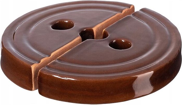 Beschwerungsstein, Fermentiergewicht aus Steingut 23cm, 2,1kg - Kadax