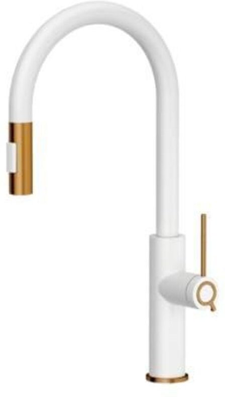 Quadron Jennifer Q Line Slim SteelQ weiß Kupfer PVD